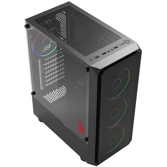 Корпус Bloody CC-126 черный без БП ATX 8x120mm 2xUSB2.0 1xUSB3.0 audio bott PSU 