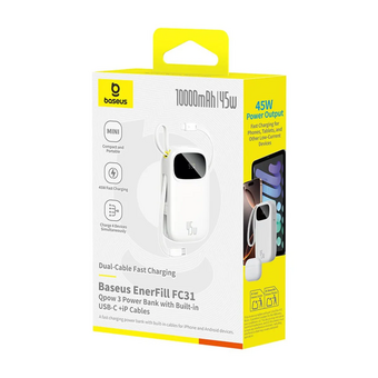  Power bank Baseus EnerFill FC31 (E0028C01) 10000mAh 45W белый 