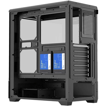  Корпус Bloody CC-127 черный без БП E-ATX 7x120mm 1xUSB2.0 2xUSB3.0 audio bott PSU 