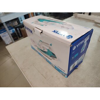  УЦ Утюг VITEK VT-8347 керам (плохая упаковка, потертости и трещина на корпусе) 
