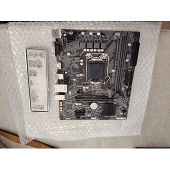  УЦ MB s1200 Gigabyte H510M H V2, Intel H470, 2xDDR4-3200 МГц, 1xPCI-Ex16 Micro-ATX (плохая упаковка, только мат.плата и заглушка, перепрошивка BIOS) 