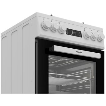  Кухонная плита Hotpoint HSG5F2HB белый 