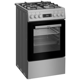  Кухонная плита Hotpoint HSG5F1HX серебристый 