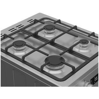  Кухонная плита Hotpoint HSG5F1HX серебристый 