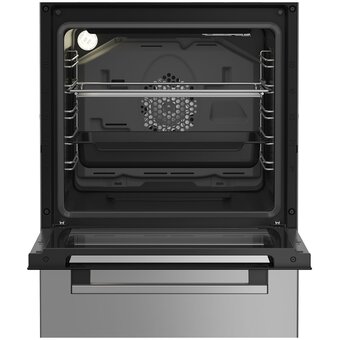  Кухонная плита Hotpoint HSG5F1HX серебристый 