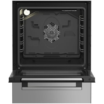  Кухонная плита Hotpoint HSG5F1HX серебристый 