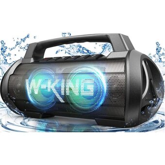  Портативная колонка W-King D10 (One Mic) черный 