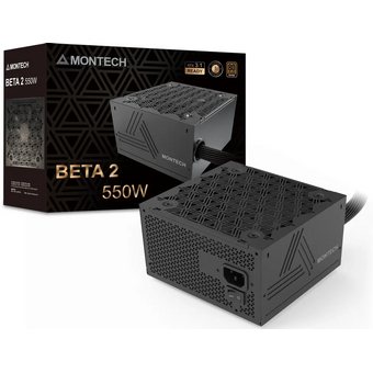  Блок питания Montech Beta 2 550W ATX 80+ bronze (20+4pin) APFC 120mm fan 4xSATA RTL 