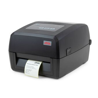  Термопринтер Атол TT43 (60106) 300dpi 106мм/с/USB/RS232/Eth для печ.накл черный 