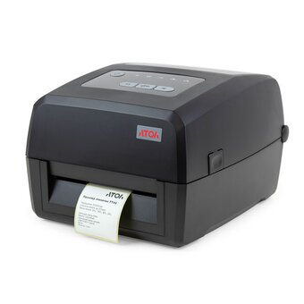  Термопринтер Атол TT44 (60111) 203dpi 203мм/с/USB/RS232/Eth для печ.накл черный 