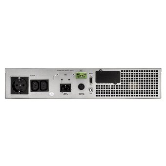  ИБП Exegate PowerExpert ULS-1000.LCD.AVR.1SH.2C13.USB.RS232.SNMP.2U EX293048RUS 1000VA/1000W, On-Line, PF=1, LCD, 1*Schuko 