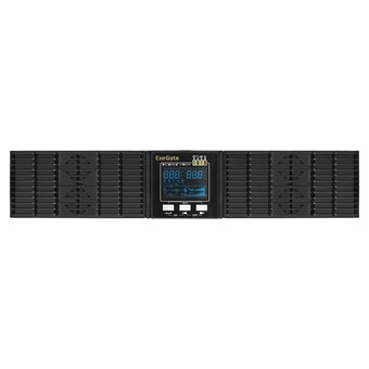  ИБП Exegate PowerExpert ULS-3000.LCD.AVR.1SH.2C13.USB.RS232.SNMP.2U EX293050RUS 3000VA/3000W, On-Line, PF=1, LCD, 1*Schuko 