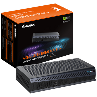  Видеокарта Gigabyte RTX5060Ti AI Box 16GB (GV-N506TIXEB-16GD) GDDR7 3*TypeC 2xUSB3.2Gen2 3xDP HDMI RTL 