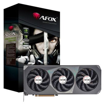  Видеокарта Afox RTX 4070 Gaming 12GB (AF4070-12GD6H7-V3) GDDR6 192bit 3xDP HDMI 3Fan RTL 
