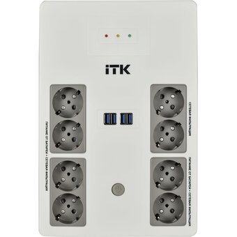  ИБП ITK Electra EST8-800VA-1-001-L 480Вт 800ВА черный 