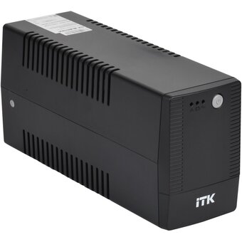  ИБП ITK Electra EST-1000VA-1-001-S-L 600Вт 1000ВА черный 