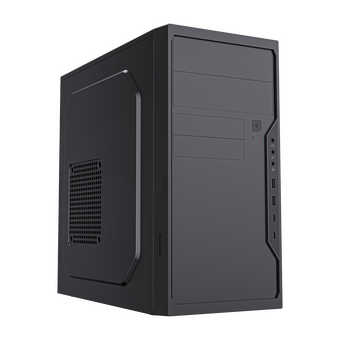  Корпус Foxline FL-733R (FL-733R-FZ500R-U2C2) с БП 500Вт, mATX, 2x5.25EXT, 2x3.5EXT, 5x3.5INT, 2xUSB2.0, 2xUSB-C (19pin), HDA, w/o FAN 