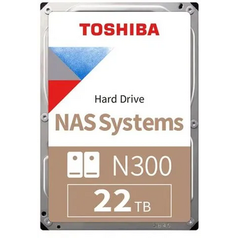  HDD Toshiba N300 HDWG82CUZSVA NAS SATA3 3.5" 22TB 7200 1024Mb 6Gb/s, 24x7 1 year warranty 
