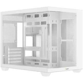  Корпус Ocypus Gamma C54 WH White (Gamma-C54-WHD000XX-GL) без БП, Midi-Tower, TG, no fans, 1xUSB-C + 2xUSB 3.0, mATX, mITX 