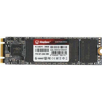 SSD KINGSPEC NT-256 2280, 256GB, M.2(22x80mm), SATA3, R/W 550/500MB/s 