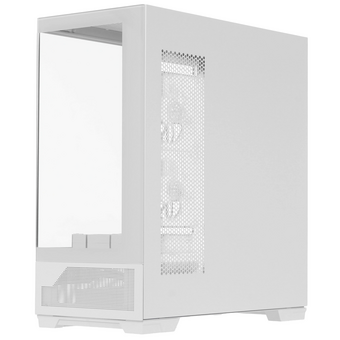  Корпус SAMA V43 White (V43-WHADA6X1-GL) без БП, Midi-Tower, TG, 6x120mm ARGB, 2xUSB 3.0 + 1xUSB 3.2 Type-C, ATX, mITX 