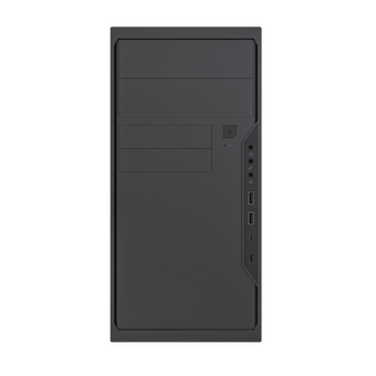  Корпус Foxline FL-733R (FL-733R-FZ500R-U2C2) с БП 500Вт, mATX, 2x5.25EXT, 2x3.5EXT, 5x3.5INT, 2xUSB2.0, 2xUSB-C (19pin), HDA, w/o FAN 