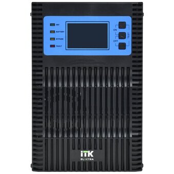  ИБП ITK EOT-0001KVA-1-002 Electra OT 1кВА/1кВт LCD 24VDC с АКБ 2x9AH 