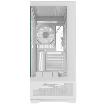  Корпус SAMA V43 White (V43-WHADA6X1-GL) без БП, Midi-Tower, TG, 6x120mm ARGB, 2xUSB 3.0 + 1xUSB 3.2 Type-C, ATX, mITX 