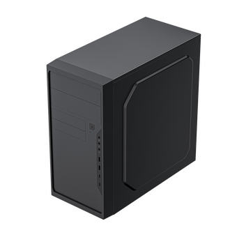  Корпус Foxline FL-733R (FL-733R-FZ500R-U2C2) с БП 500Вт, mATX, 2x5.25EXT, 2x3.5EXT, 5x3.5INT, 2xUSB2.0, 2xUSB-C (19pin), HDA, w/o FAN 