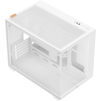  Корпус Ocypus Gamma C54 WH White (Gamma-C54-WHD000XX-GL) без БП, Midi-Tower, TG, no fans, 1xUSB-C + 2xUSB 3.0, mATX, mITX 