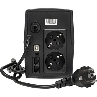  ИБП EKF SSW-280 E-Power SSW200 800ВА/480Вт, 2xschuko, USB, RJ45 