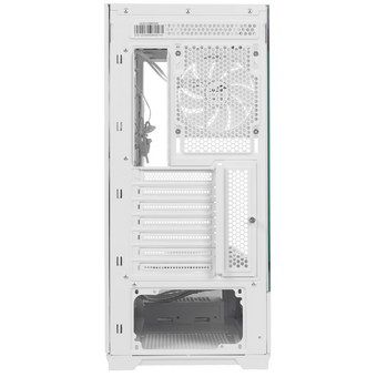  Корпус SAMA V43 White (V43-WHADA6X1-GL) без БП, Midi-Tower, TG, 6x120mm ARGB, 2xUSB 3.0 + 1xUSB 3.2 Type-C, ATX, mITX 