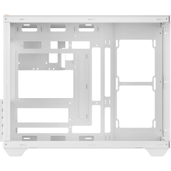  Корпус Ocypus Gamma C54 WH White (Gamma-C54-WHD000XX-GL) без БП, Midi-Tower, TG, no fans, 1xUSB-C + 2xUSB 3.0, mATX, mITX 