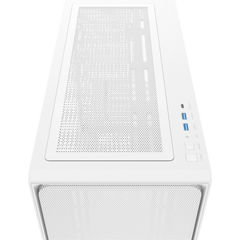  Корпус Ocypus Delta C70 WH White (Delta-C70-WHG000XX-GL) без БП, Midi-Tower, TG, no fans, 2xUSB-A 3.0 + 1xUSB-C 3.1, E-ATX, ATX 