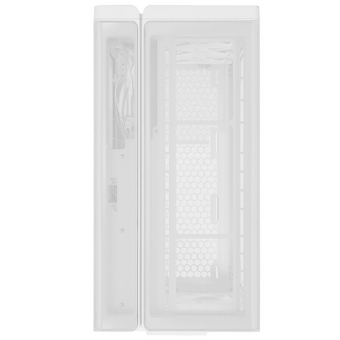  Корпус SAMA S50 White (S50-WHAGA4X1-GL) без БП, Midi-Tower, TG, 4x120mm ARGB, 2xUSB 3.0 + 1xUSB 3.2 Type-C, ATX, mITX 