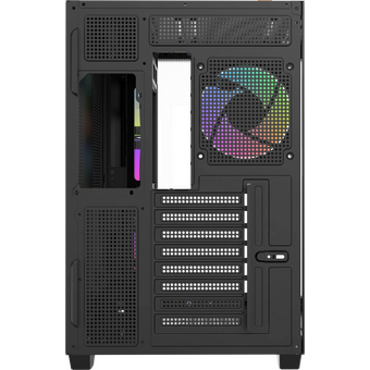  Корпус Ocypus Gamma C74 BK ARGB Black (Gamma-C74-BKD400XX-GL) без БП, Midi-Tower, TG, 4x120mm 2xUSB-A 3.0 + 1xUSB-C 3.1, ATX, mITX 