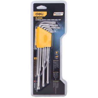  Набор ключей Torx Deli DL3095 9шт 