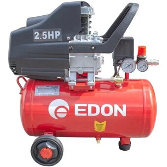  Компрессор поршневой Edon OAC-25/1600 красный 
