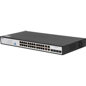  Коммутатор управляемый SNR SNR-S2300G-24TC-POE (L2) 24x1Гбит/с 4xКомбо(1000BASE-T/SFP) 24PoE 370W 