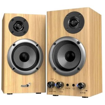  Компьютерные колонки Genius SP-HF520BT светлое дерево 