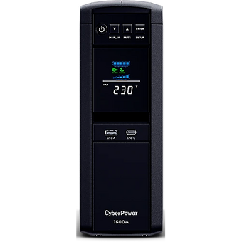  ИБП CyberPower CP1600EPFCLCD Line-Interactive 1600VA/1000W USB/RS-232/RJ11/45 (6 Euro) 