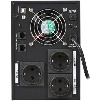  ИБП ITK EET-3000VA-1-004-S Electra ET 3кВА/1,8кВт с АКБ 4x9AH USB Schuko 