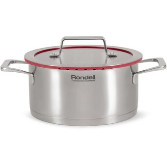  Кастрюля Rondell Verter RDS-2029 2.6л d-20см с крышкой стальной 