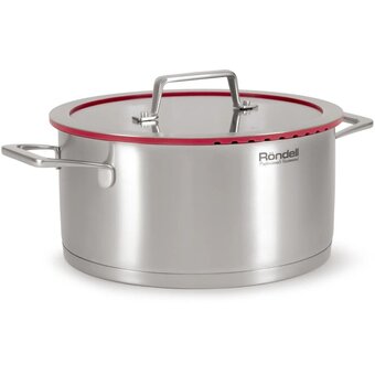  Кастрюля Rondell Verter RDS-2030 4.7л d-24см с крышкой стальной 