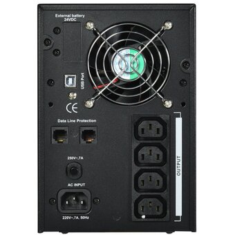  ИБП ITK ELT-1500VA-1-002 Electra LT 1,5кВА/1,2кВт с АКБ 2x7AH USB 