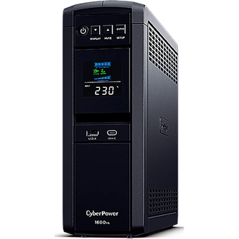  ИБП CyberPower CP1600EPFCLCD Line-Interactive 1600VA/1000W USB/RS-232/RJ11/45 (6 Euro) 