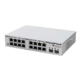  Коммутатор управляемый MikroTik CSS318-16G-2S+IN Cloud Smart Switch, 16x1Гбит/с, SFP/uplink: SFP+ 2x10Гбит/с 
