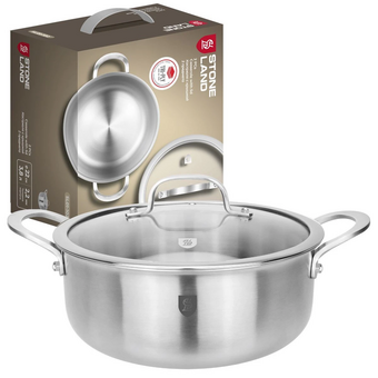  Кастрюля StoneLand SL01-102 нерж 