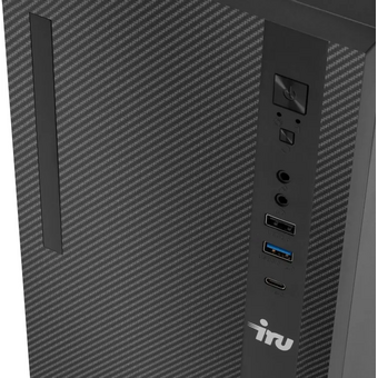  ПК iRU Planio 310H6SC (2153505) Tower Intel Core i5 12400F, DDR4 16ГБ, 512ГБ SSD, nVidia GeForce GT610 - 2 ГБ, Windows 11 Pro, черный 