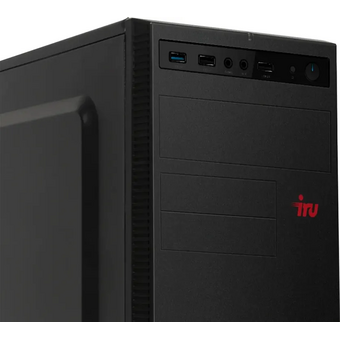  ПК IRU Planio 310H6SE (2187985) MT i3 12100F (3.3) 8Gb SSD256Gb GT610 2Gb без ОС GbitEth 400W черный (RUS) 